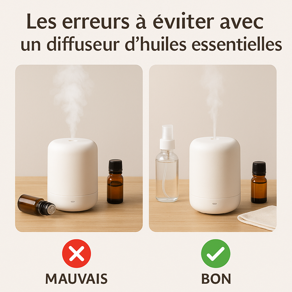 Les erreurs à éviter avec un diffuseur d’huiles essentielles