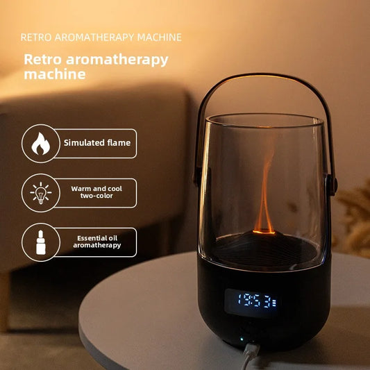 Diffuseur Effet Flamme Retro – Aromathérapie & Ambiance Chaleureuse