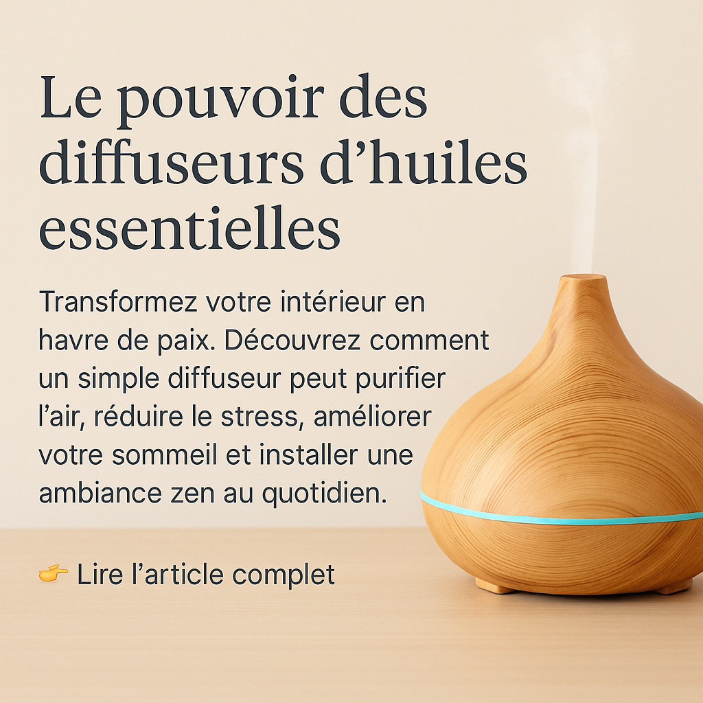 Pourquoi intégrer un diffuseur d’huiles essentielles dans votre quotidien ?