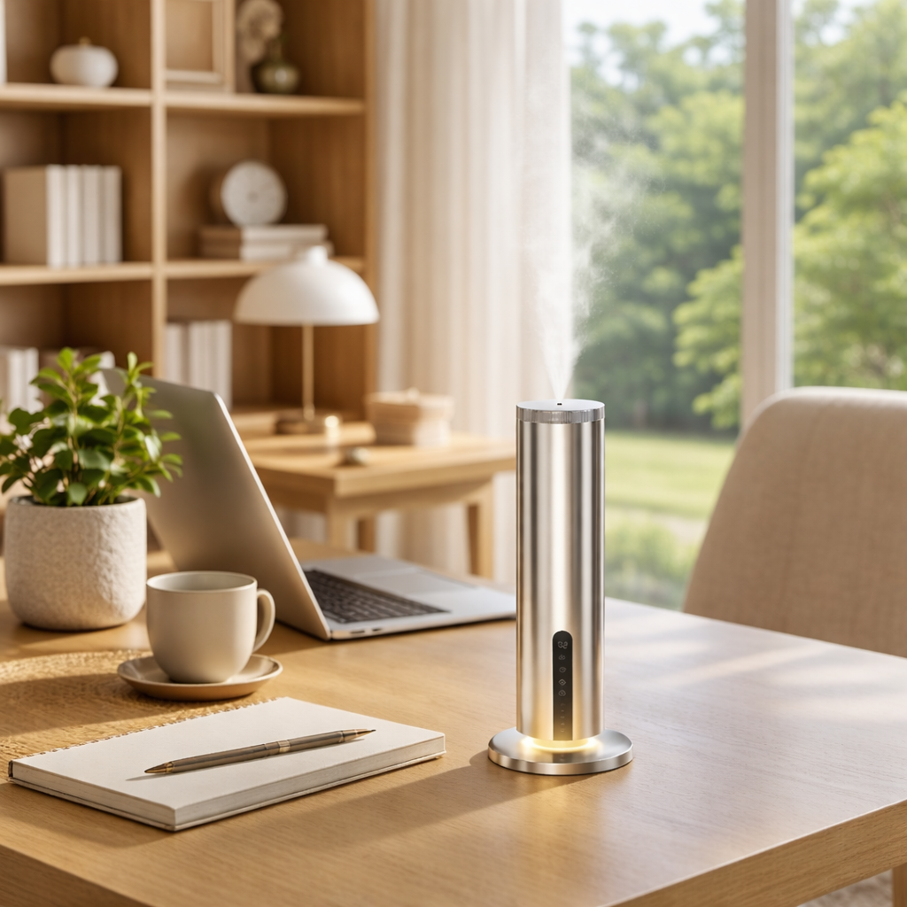 Diffuseur Connecté  très Haut de Gamme – Bluetooth & WiFi pour Grands Espaces