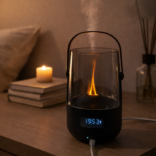 Diffuseur Effet Flamme Retro – Aromathérapie & Ambiance Chaleureuse