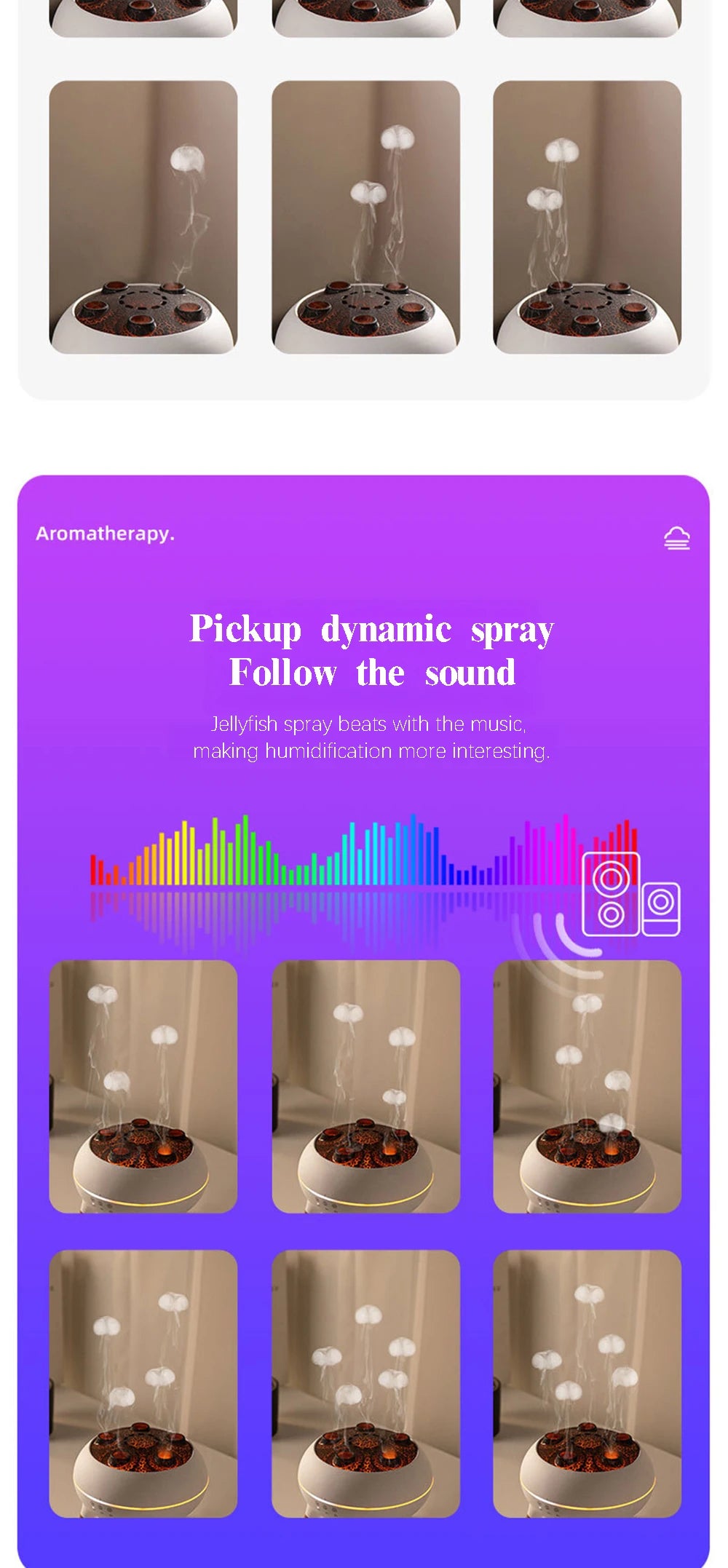 Humidificateur d’Air Haut de Gamme à Effet Bulles – Objet Design & Bien-Être