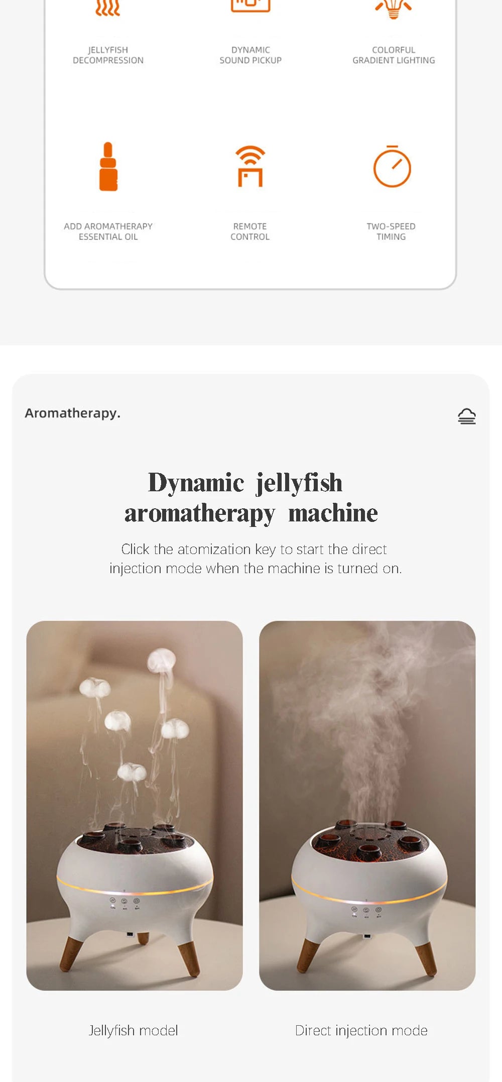 Humidificateur d’Air Haut de Gamme à Effet Bulles – Objet Design & Bien-Être